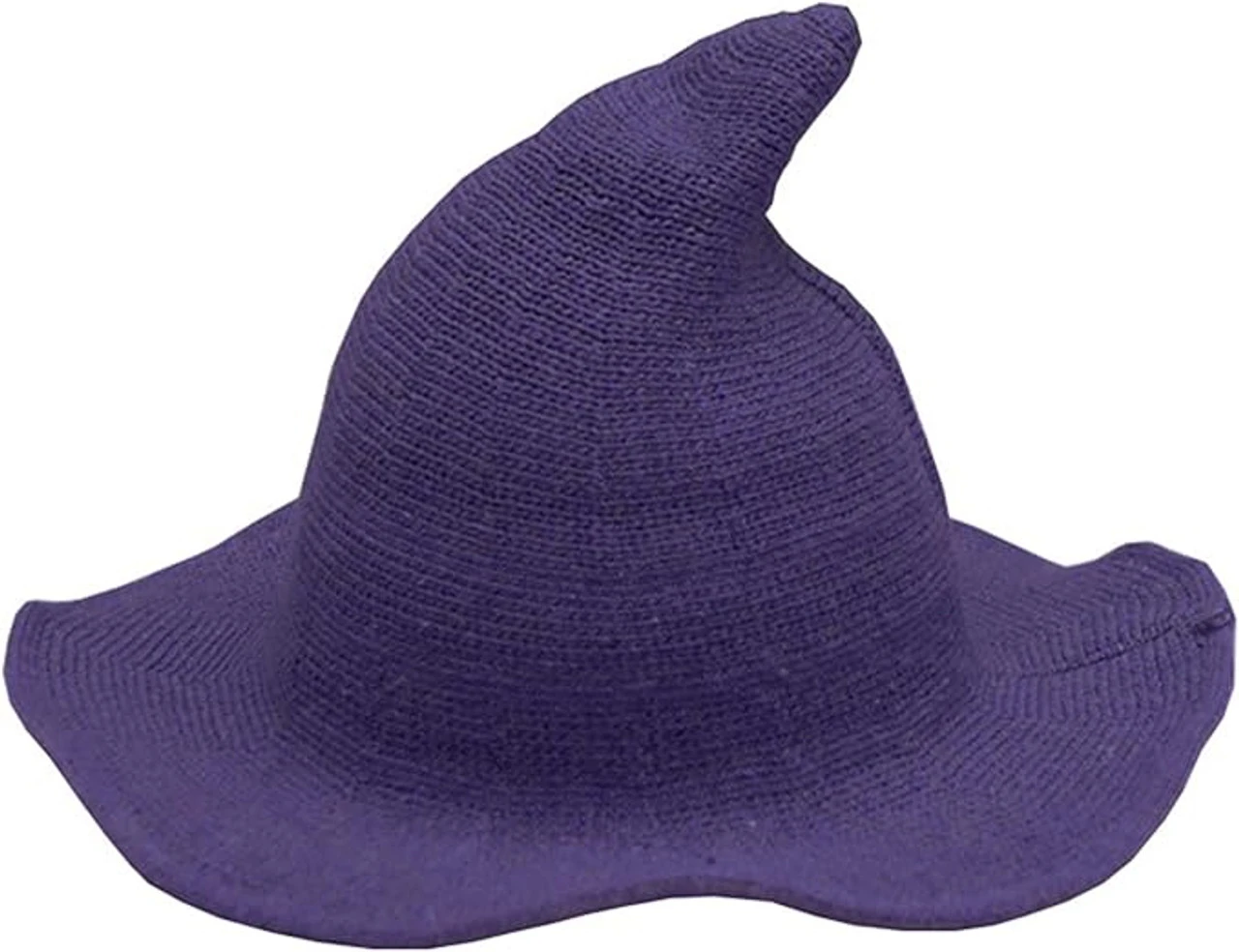 Knitted Modern Salem Witch Hat Purple | Gothic Hats | Hats And Headpieces 2 Knitted Modern Salem Witch Hat Purple | Gothic Hats | Hats And Headpieces - Image 2