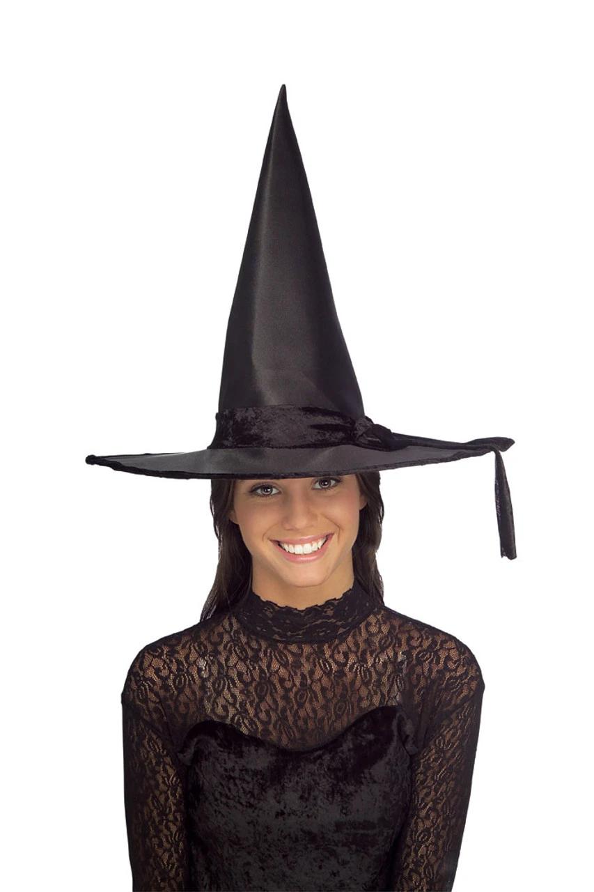 Satin Witch Hat - 3 Colours | Halloween | Hats And Headpieces 3 Satin Witch Hat - 3 Colours | Halloween | Hats And Headpieces - Image 3