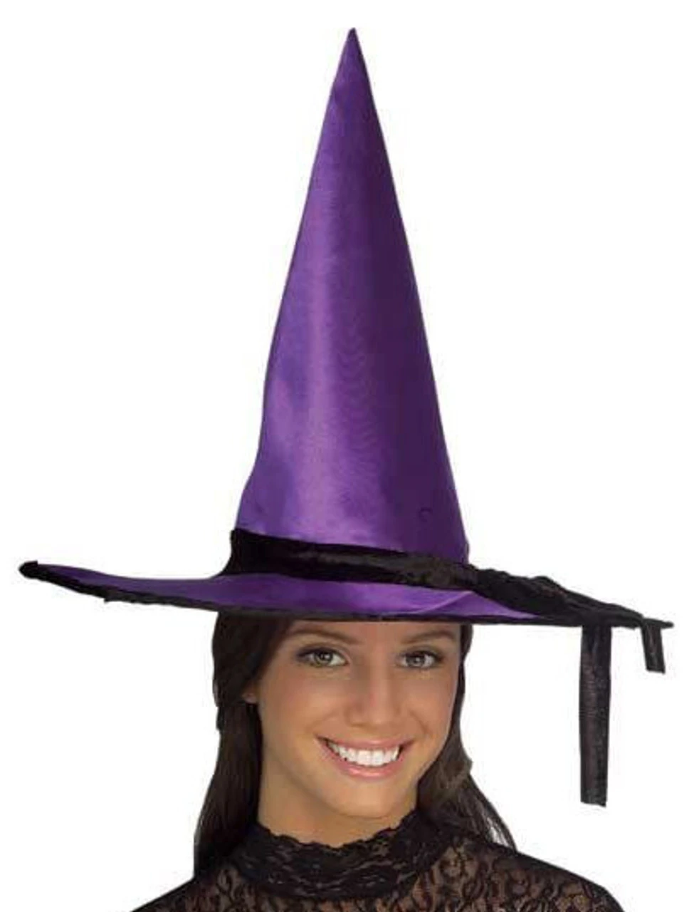Satin Witch Hat - 3 Colours | Halloween | Hats And Headpieces 1 Satin Witch Hat - 3 Colours | Halloween | Hats And Headpieces