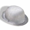 Silver Glitter Bowler Hat | Hats | Hats And Headpieces