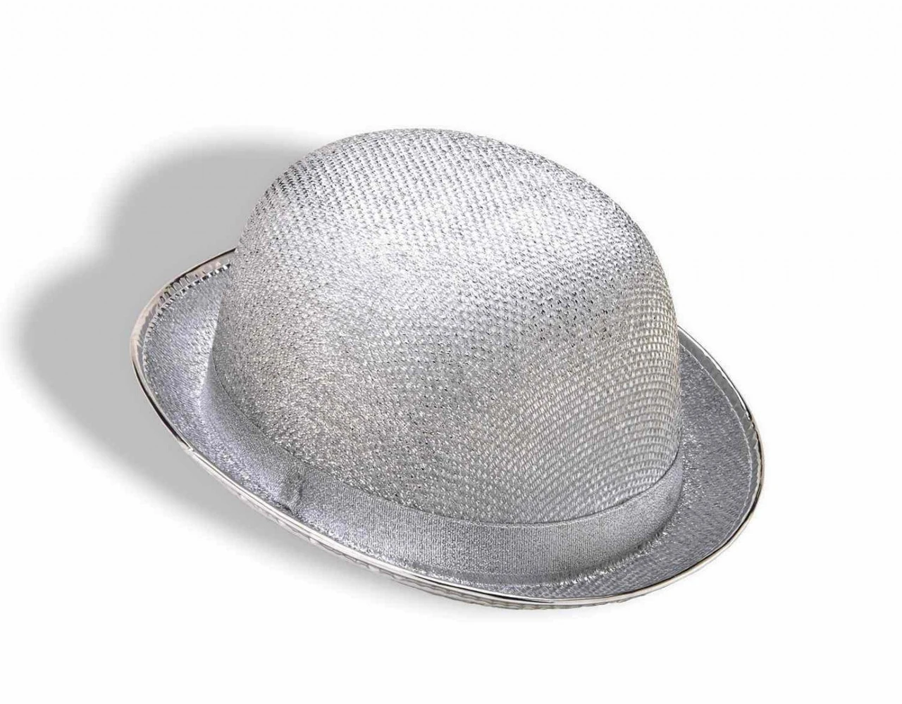 Silver Glitter Bowler Hat | Hats | Hats And Headpieces 1 Silver Glitter Bowler Hat | Hats | Hats And Headpieces