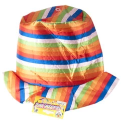 Rainbow Stripe Clown Top Hat | Circus | Hats And Headpieces