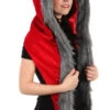 Velvet Fur Lined Red Riding Hood | Medieval | Hats And Headpieces