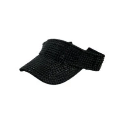 Rhinestone Visor Black | Festivals | Hats And Headpieces