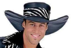 Black Vinyl Mac Daddy Hat | 1970s | Hats And Headpieces