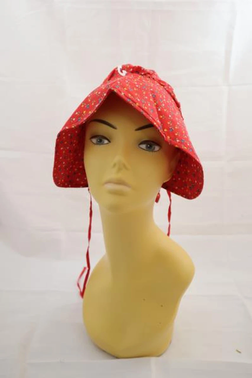 Bonnet Red Flower | Western | Hats And Headpieces 1 Bonnet Red Flower | Western | Hats And Headpieces