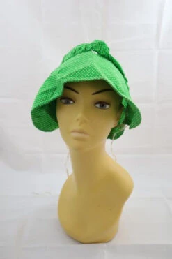 Bonnet Green Polka Dots | Western | Hats And Headpieces