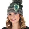 HP Slytherin Beanie With Pom Pom | Harry Potter | Hats And Headpieces