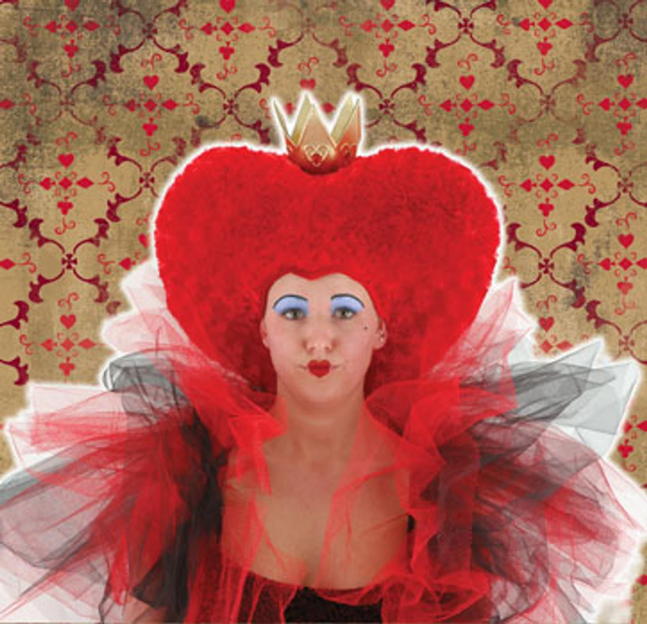 Alice In Wonderland's Red Queen Hat | Alice In Wonderland | Hats And Headpieces 2 Alice In Wonderland's Red Queen Hat | Alice In Wonderland | Hats And Headpieces - Image 2