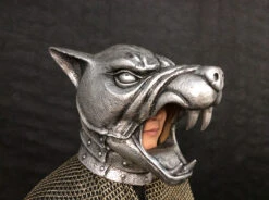 Silver Dog Medieval Helmet | Game Of Thrones | Accessories