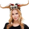 Voodoo Skull Horns Headband | Fantasy | Hats And Headpieces