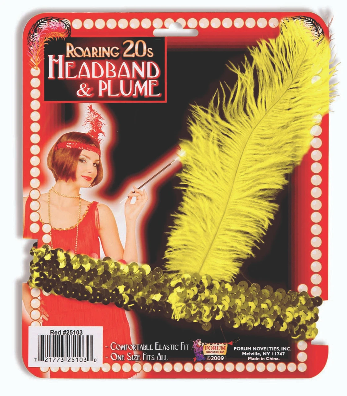 20s Gold Flapper Headband With Plume | 1920s | Hats And Headpieces 1 20s Gold Flapper Headband With Plume | 1920s | Hats And Headpieces