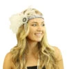 20s Jeweled Flapper Headband With White Feather | 1920s | Hats And Headpieces