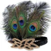 20s Flapper Peacock Headband | 1920s | Hats And Headpieces