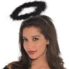 Black Marabou Dark Angel Halo | Angels And Devils | Hats And Headpieces