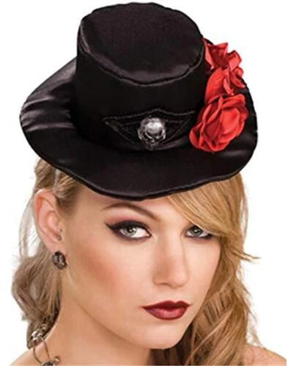 Mini Gothic Top Hat With Satin Finish | Victorian | Hats And Headpieces 1 Mini Gothic Top Hat With Satin Finish | Victorian | Hats And Headpieces