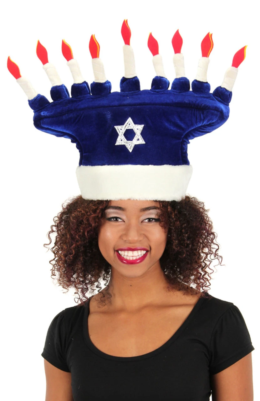 Chanukah Plush Hat | Hanukkah | Seasonal Accessories 1 Chanukah Plush Hat | Hanukkah | Seasonal Accessories
