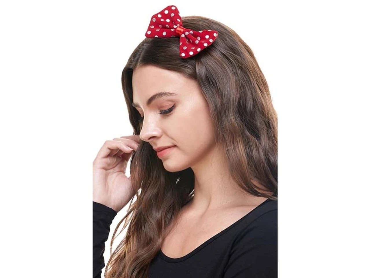 Santa Hat And Bowtie Headband Set | Christmas | Seasonal Accessories 2 Santa Hat And Bowtie Headband Set | Christmas | Seasonal Accessories - Image 2