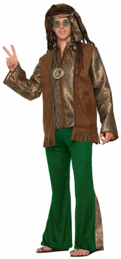 60s Peace Out Hippie Costume | 1960s | Mens Costumes