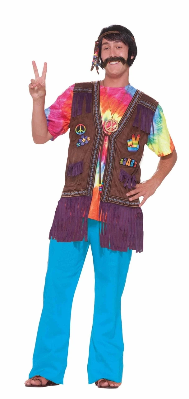 60s Hippie Peace Vest | 1960s | Costume Pieces 1 60s Hippie Peace Vest | 1960s | Costume Pieces