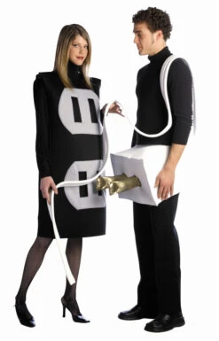 Plug And Socket Couples Costume | Novelty | Mens Costumes