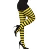 Nylon Striped Tights Black And Yellow | Hosiery | Legwear And Tights