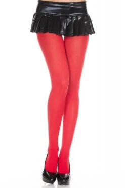 Nylon Tights Red | Hosiery | Legwear And Tights