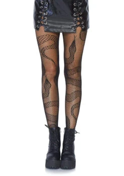 Snake Net Tights | Hosiery | Legwear And Tights