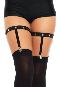 Thigh Studded Garter | Hosiery | Legwear And Tights