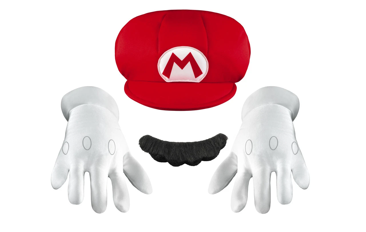 Mario Childs Super Mario Accessory Kit | Super Mario Bros | Costume Kits 1 Mario Childs Super Mario Accessory Kit | Super Mario Bros | Costume Kits
