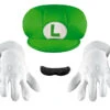 Luigi Childs Super Mario Accessory Kit | Super Mario Bros | Costume Kits