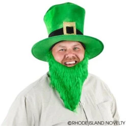 Green Top Hat And Beard | St Patricks Day | Costume Kits