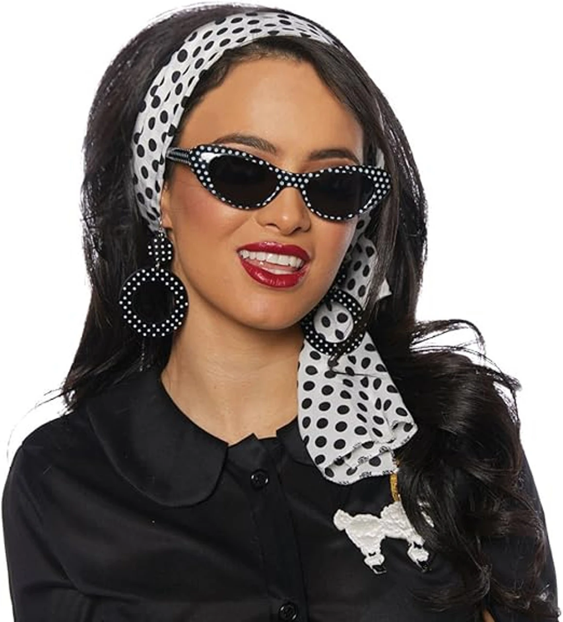 1950s Accessory Kit - White And Black | 1950s | Costume Kits 1 1950s Accessory Kit - White And Black | 1950s | Costume Kits