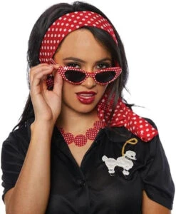 1950s Accessory Kit - White And Red | 1950s | Costume Kits