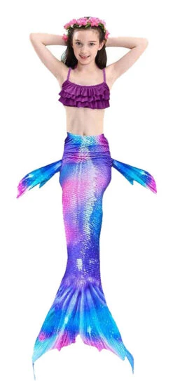 Candy Mermaid Purple Bikini Set | Mythical Creatures | Costume Kits