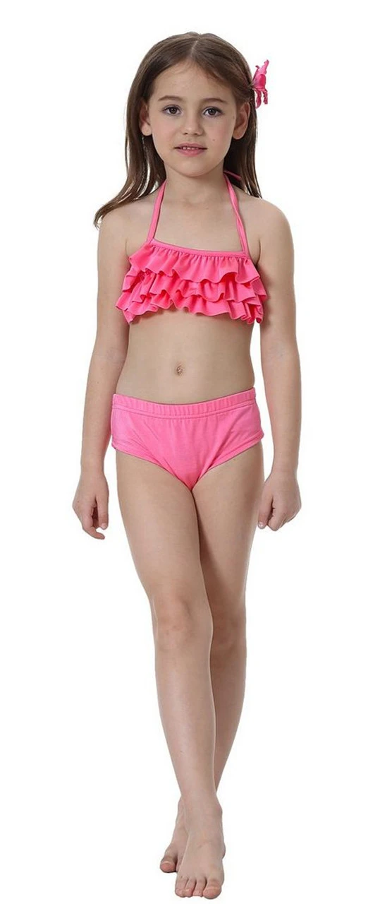 Rainbow Mermaid Pink Bikini Set | Mythical Creatures | Costume Kits 2 Rainbow Mermaid Pink Bikini Set | Mythical Creatures | Costume Kits - Image 2