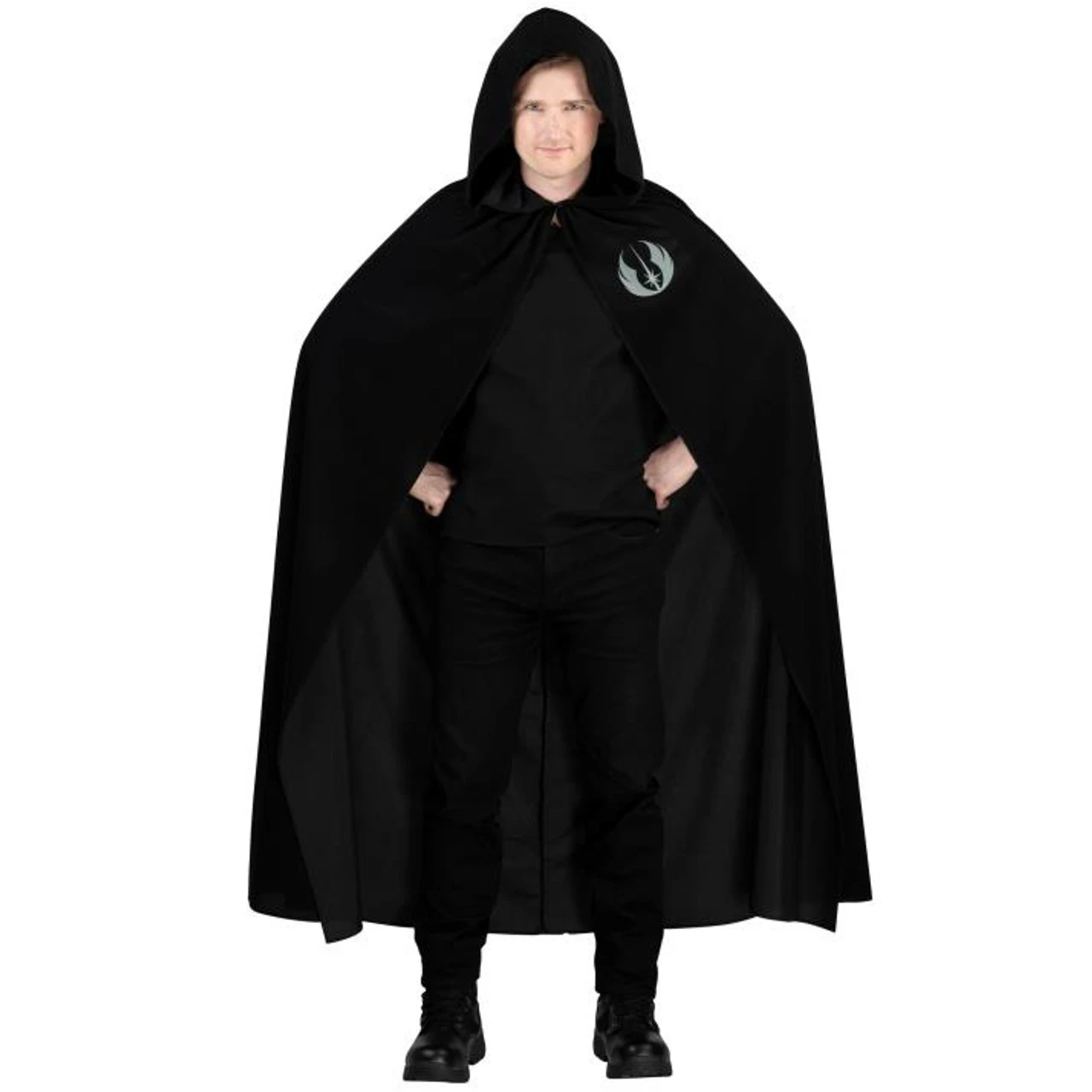 Star Wars Luke Skywalker Black Hooded Jedi Robe | Star Wars | Costume Pieces 1 Star Wars Luke Skywalker Black Hooded Jedi Robe | Star Wars | Costume Pieces