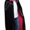 56 Inch Black And Red Reversible Vampire Cape | Halloween | Costume Pieces