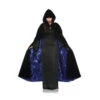 Purple Gothic Flocked Cape | Gothic | Costume Pieces