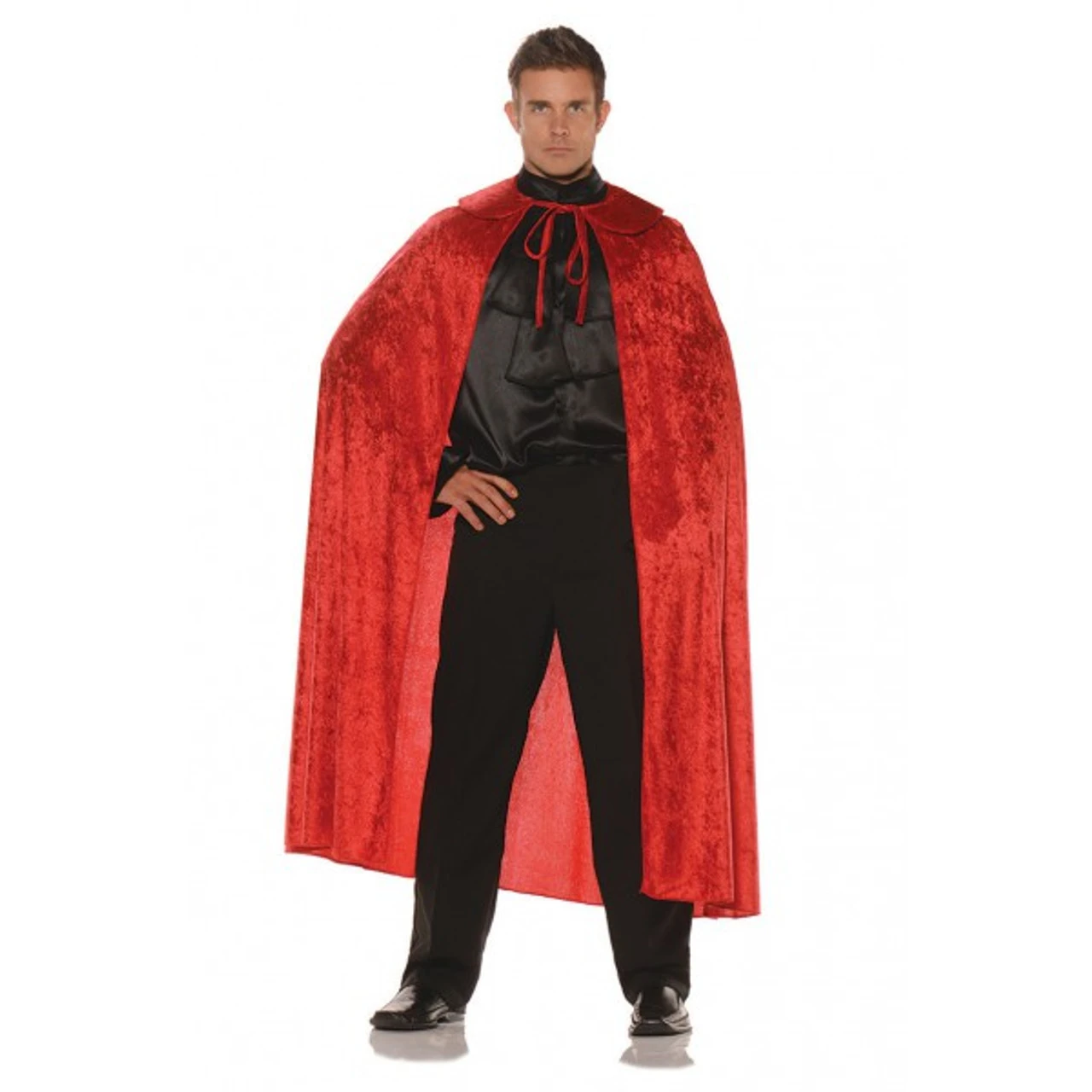 Red Velvet Gothic Cape With Collar | Gothic | Costume Pieces 1 Red Velvet Gothic Cape With Collar | Gothic | Costume Pieces
