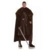 Brown Renaissance Cape With Faux Fur | Medieval | Costume Pieces
