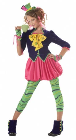Alice In Wonderland Sassy Mad Hatter Teen Costume | Alice In Wonderland | Childrens Costumes
