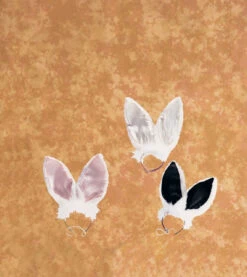 White And Black Deluxe Bunny Ears | Animals | Accessories