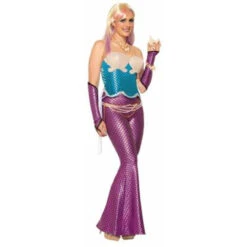 Blue Mermaid Corset Top | Mythical Creatures | Costume Pieces