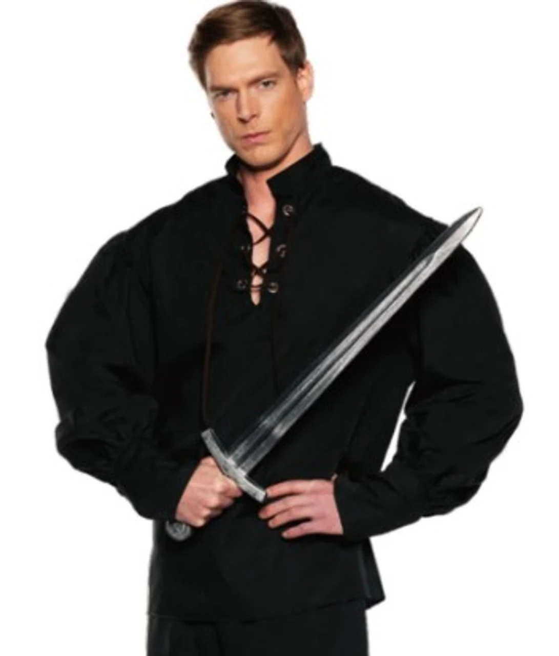 Black Laced Front Costume Shirt | Pirates | Costume Pieces 1 Black Laced Front Costume Shirt | Pirates | Costume Pieces