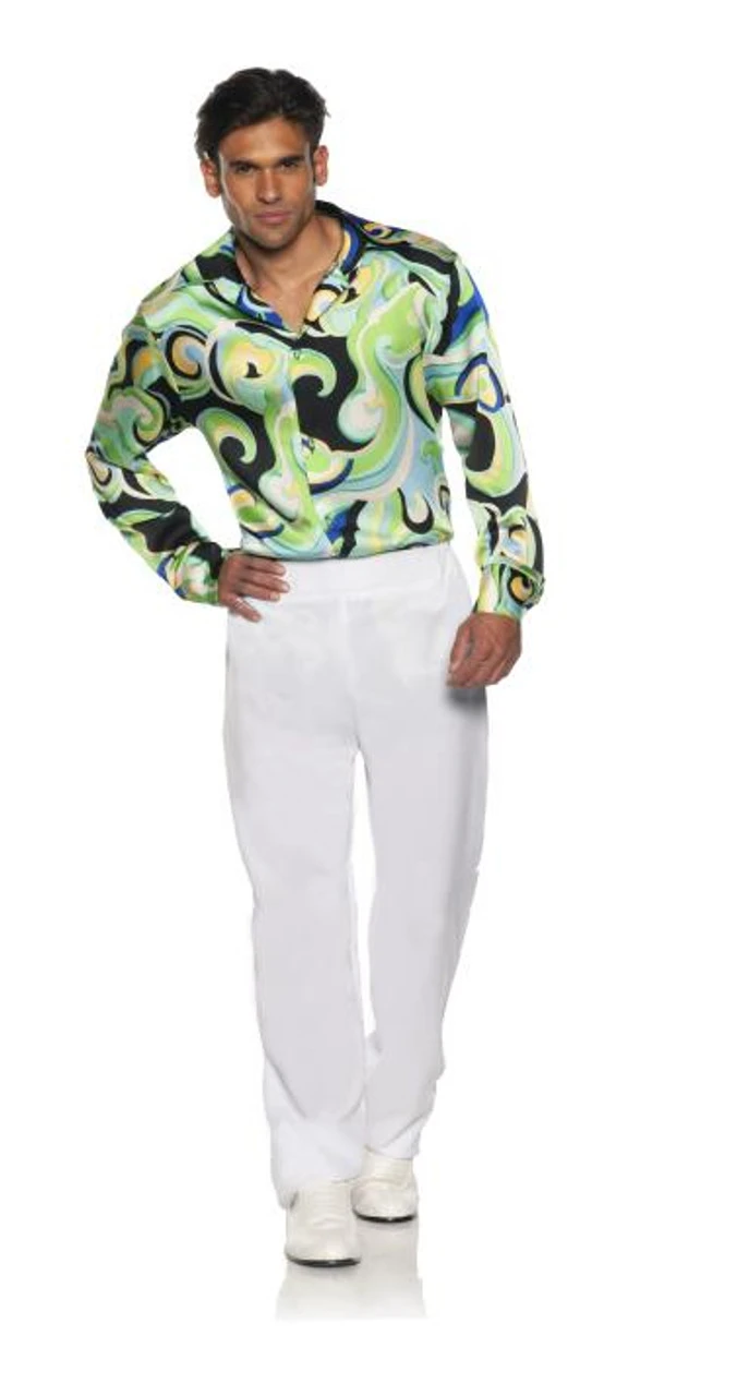 60s Green Hippie Costume Shirt Plus Size | 1960s | Costume Pieces 1 60s Green Hippie Costume Shirt Plus Size | 1960s | Costume Pieces