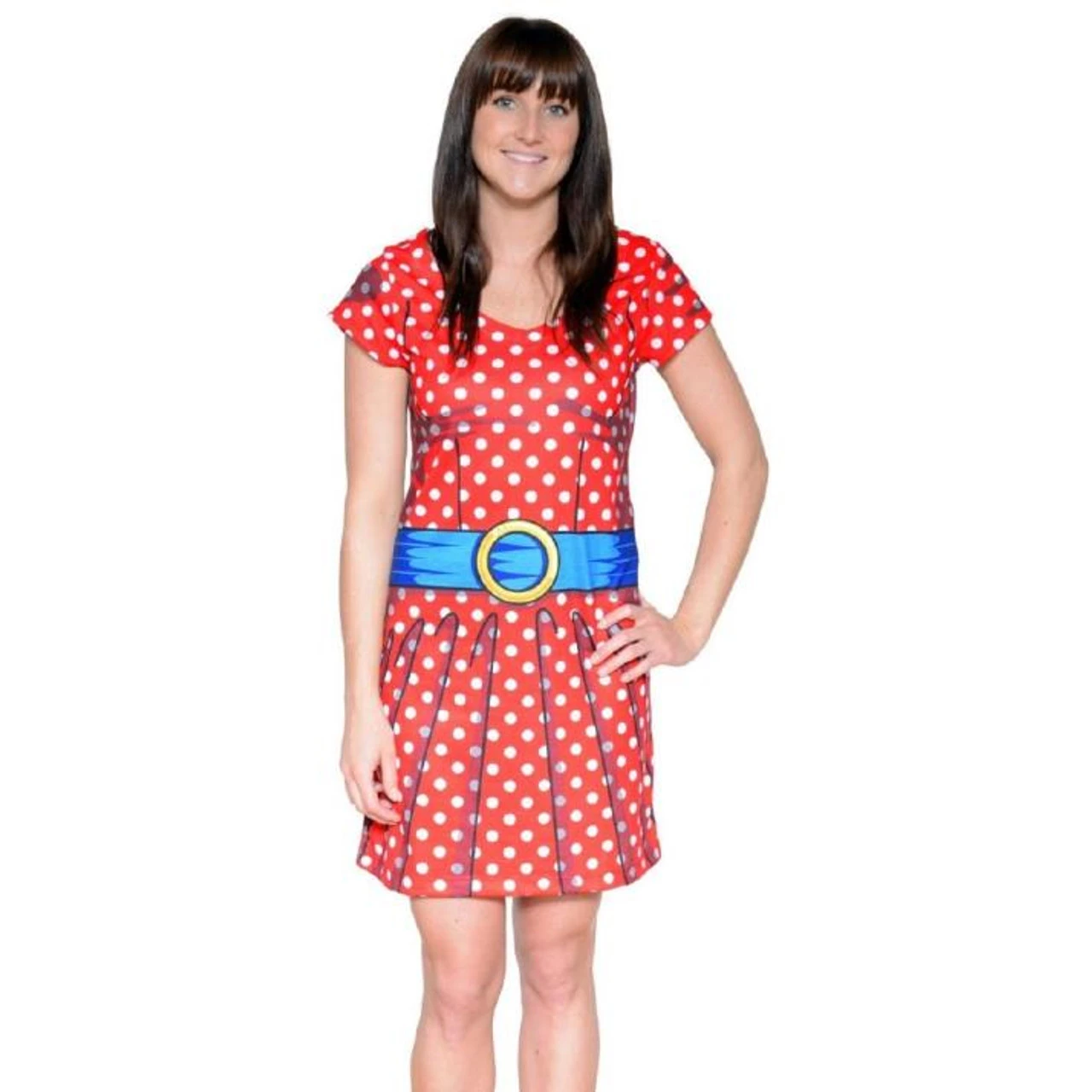 Minnie Mouse Inspired Cartoon Mouse Dress | Disney | Faux Real Shirts | Costume Pieces 1 Minnie Mouse Inspired Cartoon Mouse Dress | Disney | Faux Real Shirts | Costume Pieces