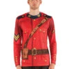 Canadian Mountie RCMP Uniform Shirt | Law Enforcement | Faux Real Shirts | Costume Pieces
