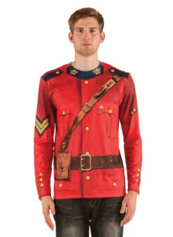 Canadian Mountie RCMP Uniform Shirt | Law Enforcement | Faux Real Shirts | Costume Pieces