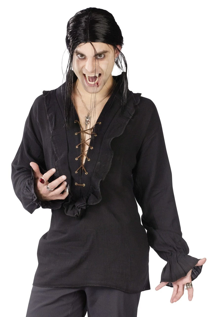 Lace Up Pirate Shirt | Pirates | Costume Pieces 3 Lace Up Pirate Shirt | Pirates | Costume Pieces - Image 3